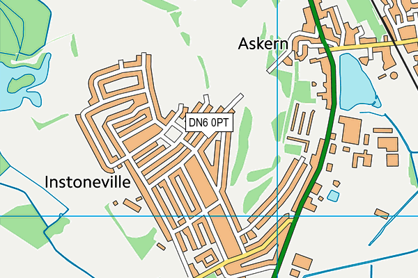 DN6 0PT map - OS VectorMap District (Ordnance Survey)