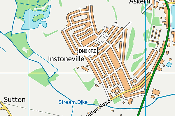 Askern Littlemoor Infant Academy map (DN6 0PZ) - OS VectorMap District (Ordnance Survey)