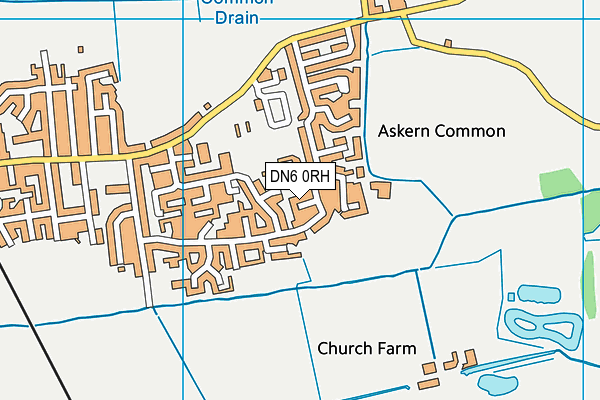DN6 0RH map - OS VectorMap District (Ordnance Survey)