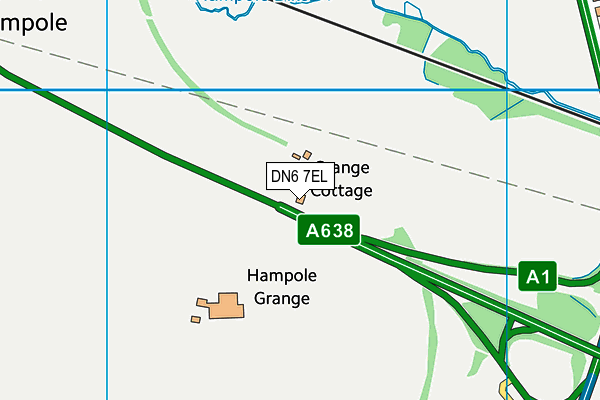 DN6 7EL map - OS VectorMap District (Ordnance Survey)