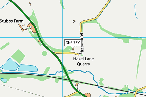 DN6 7EY map - OS VectorMap District (Ordnance Survey)