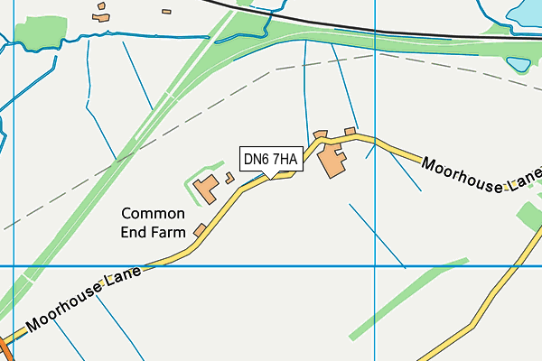 DN6 7HA map - OS VectorMap District (Ordnance Survey)