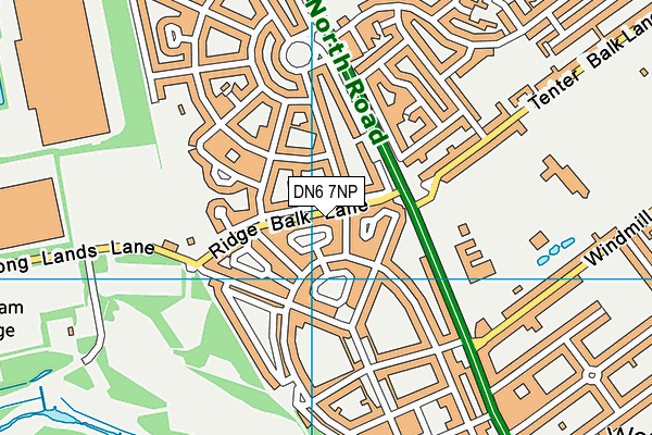 DN6 7NP map - OS VectorMap District (Ordnance Survey)