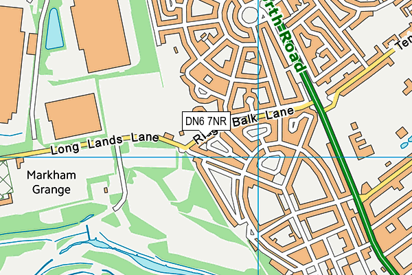 DN6 7NR map - OS VectorMap District (Ordnance Survey)