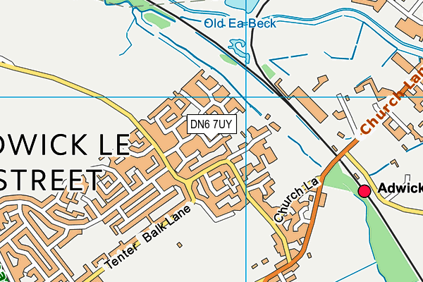 DN6 7UY map - OS VectorMap District (Ordnance Survey)