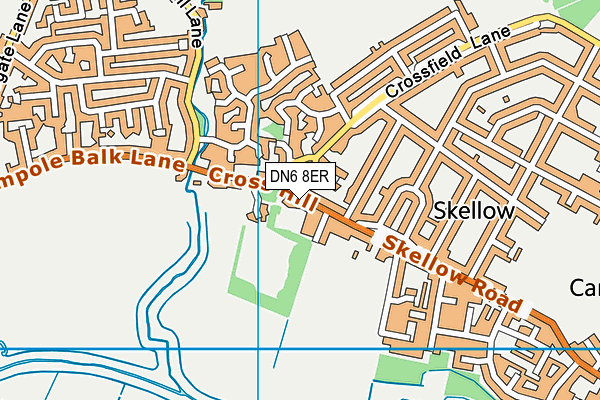 DN6 8ER map - OS VectorMap District (Ordnance Survey)