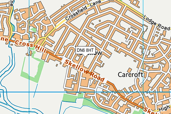 DN6 8HT map - OS VectorMap District (Ordnance Survey)