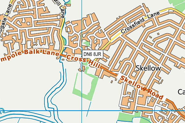 DN6 8JR map - OS VectorMap District (Ordnance Survey)