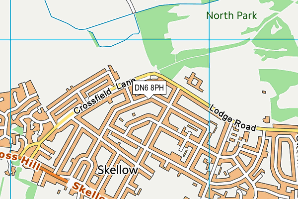 DN6 8PH map - OS VectorMap District (Ordnance Survey)