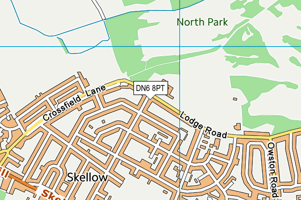 DN6 8PT map - OS VectorMap District (Ordnance Survey)