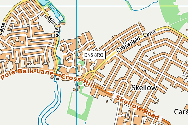 DN6 8RQ map - OS VectorMap District (Ordnance Survey)