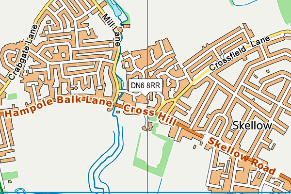 DN6 8RR map - OS VectorMap District (Ordnance Survey)