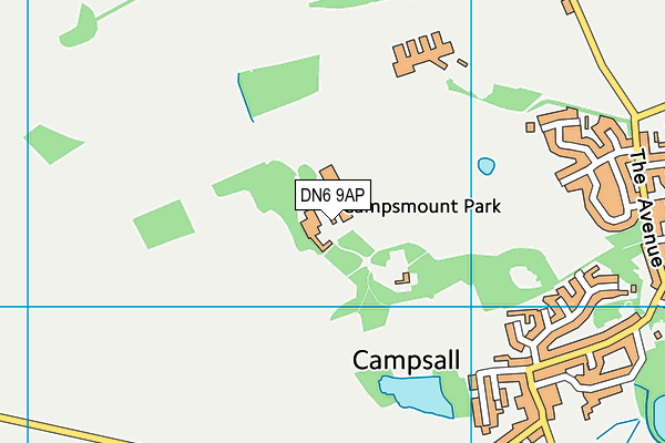 DN6 9AP map - OS VectorMap District (Ordnance Survey)