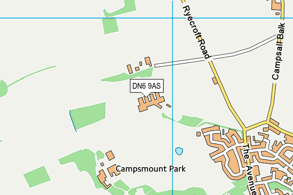 Campsmount Academy map (DN6 9AS) - OS VectorMap District (Ordnance Survey)