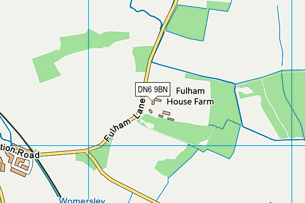 DN6 9BN map - OS VectorMap District (Ordnance Survey)