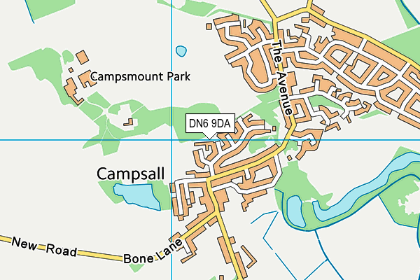 DN6 9DA map - OS VectorMap District (Ordnance Survey)