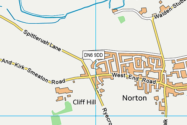 DN6 9DD map - OS VectorMap District (Ordnance Survey)