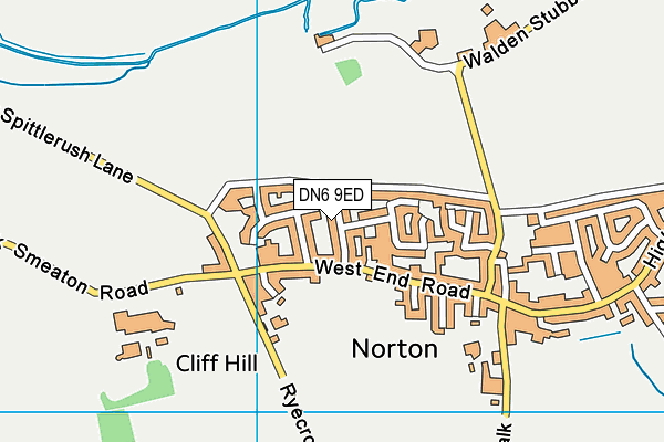 DN6 9ED map - OS VectorMap District (Ordnance Survey)