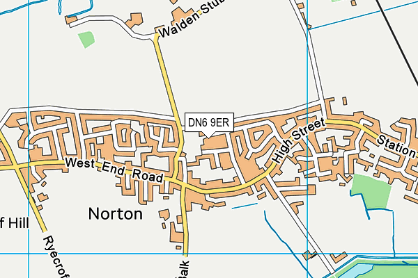 DN6 9ER map - OS VectorMap District (Ordnance Survey)