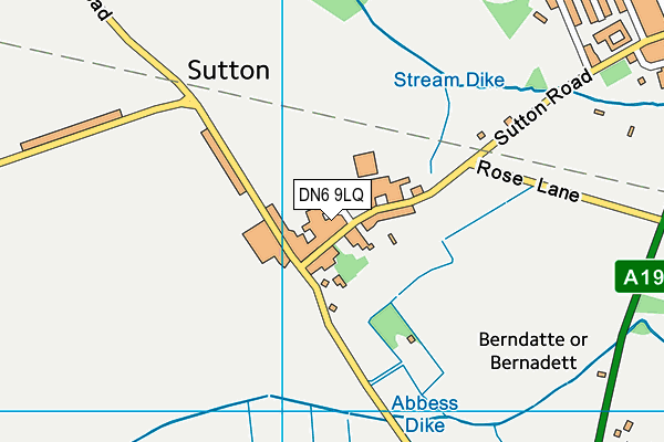 DN6 9LQ map - OS VectorMap District (Ordnance Survey)