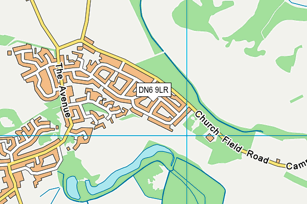 DN6 9LR map - OS VectorMap District (Ordnance Survey)