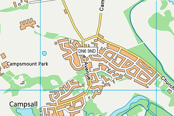 DN6 9ND map - OS VectorMap District (Ordnance Survey)