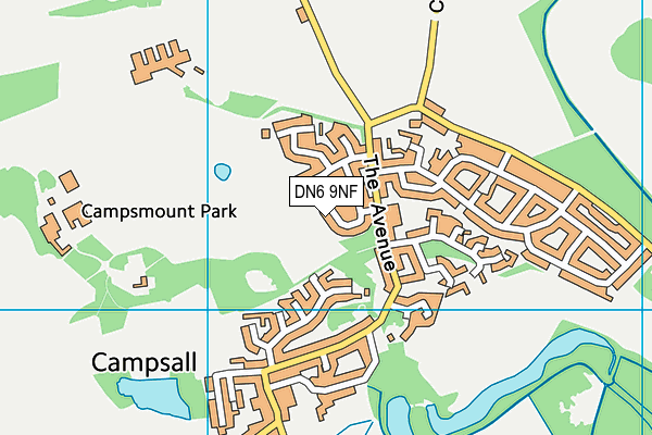 DN6 9NF map - OS VectorMap District (Ordnance Survey)