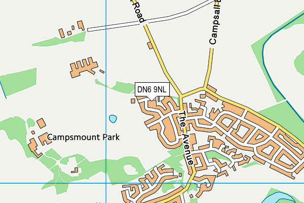 DN6 9NL map - OS VectorMap District (Ordnance Survey)