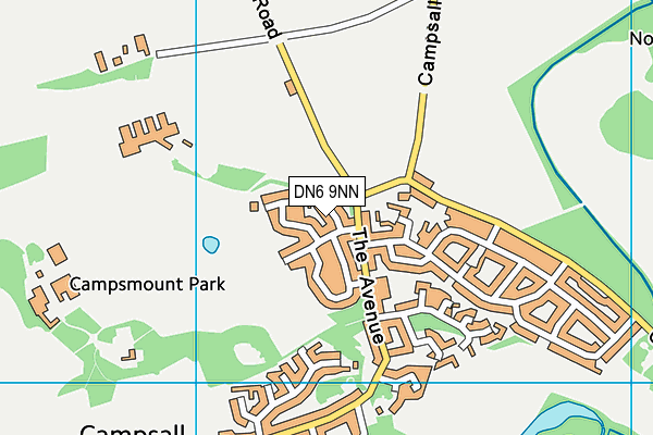 DN6 9NN map - OS VectorMap District (Ordnance Survey)