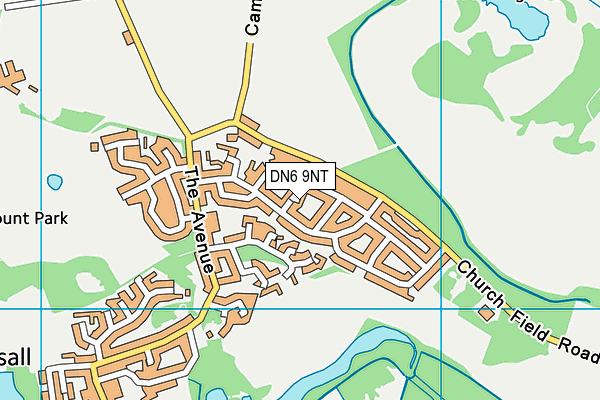 DN6 9NT map - OS VectorMap District (Ordnance Survey)