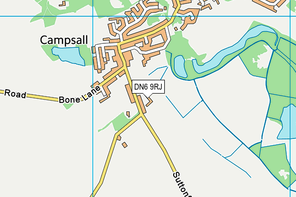 DN6 9RJ map - OS VectorMap District (Ordnance Survey)