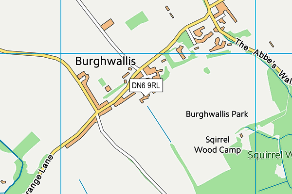 DN6 9RL map - OS VectorMap District (Ordnance Survey)