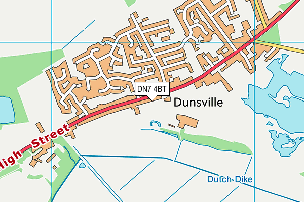 DN7 4BT map - OS VectorMap District (Ordnance Survey)