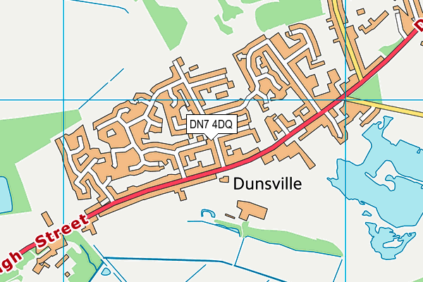 DN7 4DQ map - OS VectorMap District (Ordnance Survey)