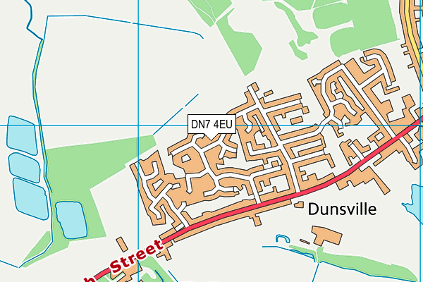 DN7 4EU map - OS VectorMap District (Ordnance Survey)