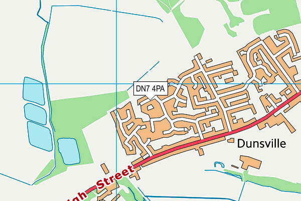 DN7 4PA map - OS VectorMap District (Ordnance Survey)