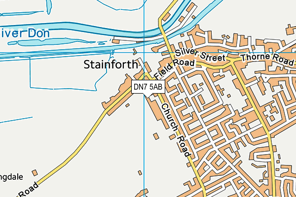 Long Toft Primary School map (DN7 5AB) - OS VectorMap District (Ordnance Survey)