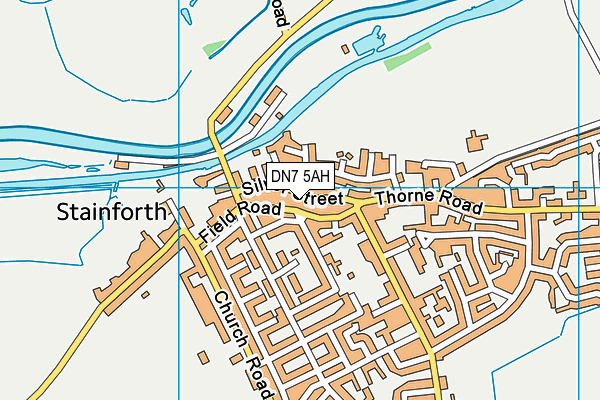 DN7 5AH map - OS VectorMap District (Ordnance Survey)
