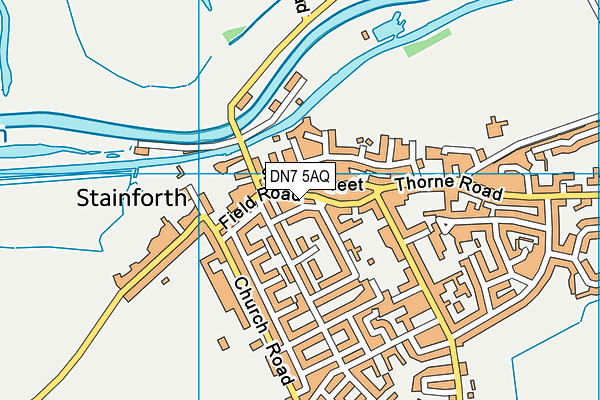 DN7 5AQ map - OS VectorMap District (Ordnance Survey)