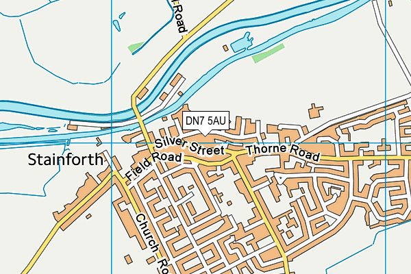 DN7 5AU map - OS VectorMap District (Ordnance Survey)