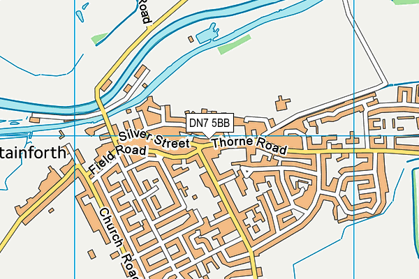 DN7 5BB map - OS VectorMap District (Ordnance Survey)