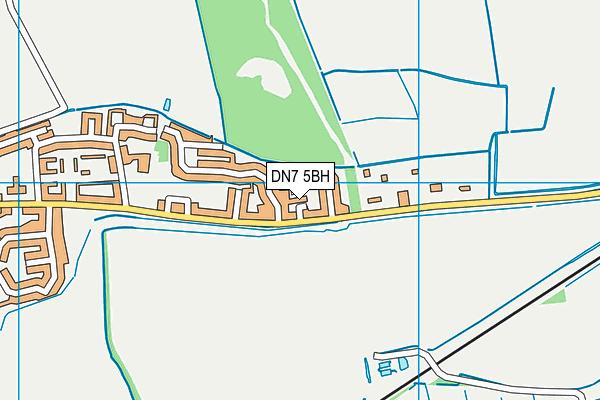 DN7 5BH map - OS VectorMap District (Ordnance Survey)
