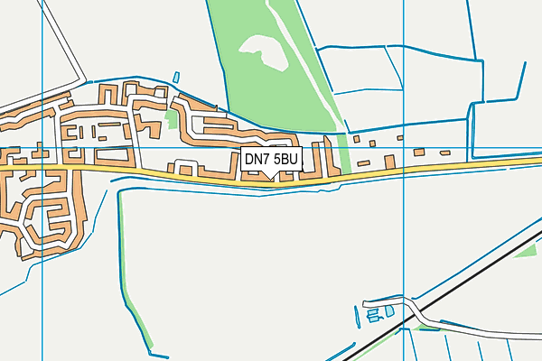 DN7 5BU map - OS VectorMap District (Ordnance Survey)