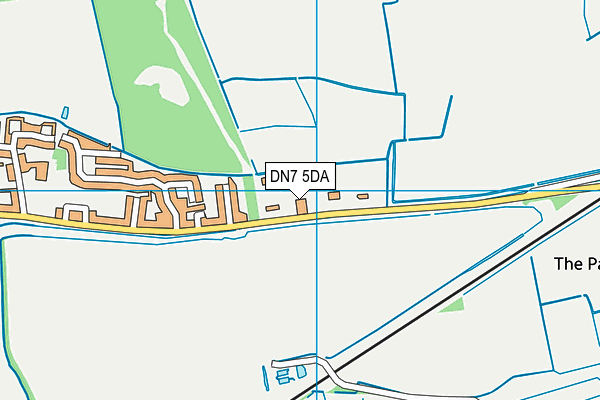 DN7 5DA map - OS VectorMap District (Ordnance Survey)