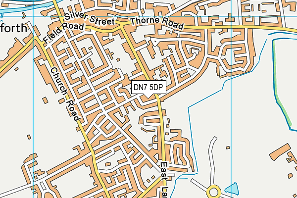 DN7 5DP map - OS VectorMap District (Ordnance Survey)