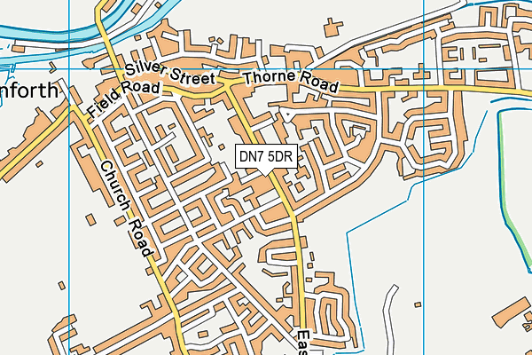 DN7 5DR map - OS VectorMap District (Ordnance Survey)