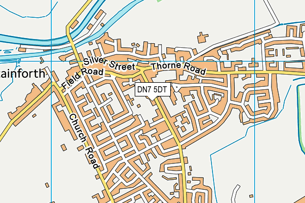 DN7 5DT map - OS VectorMap District (Ordnance Survey)