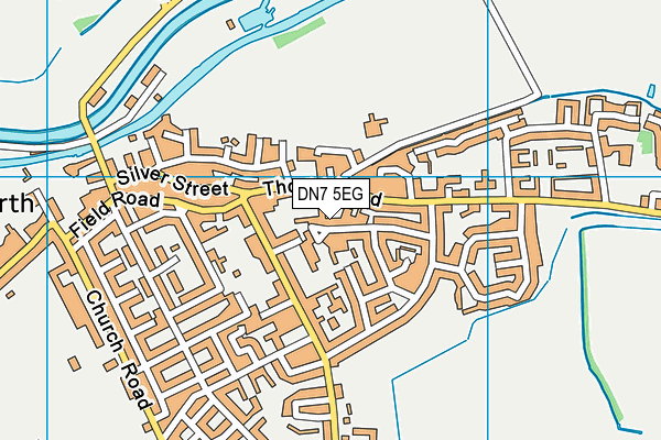 DN7 5EG map - OS VectorMap District (Ordnance Survey)