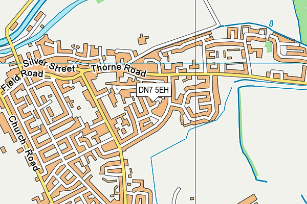 DN7 5EH map - OS VectorMap District (Ordnance Survey)