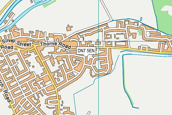 DN7 5EN map - OS VectorMap District (Ordnance Survey)